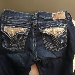 Silver jeans